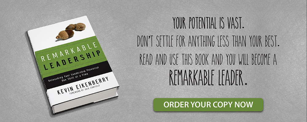 Your potential is vast. Don't settle for anything less than your best. Read and use the Remarkble Leadership Book and you will become a remarkable leader. Click to order your copy.